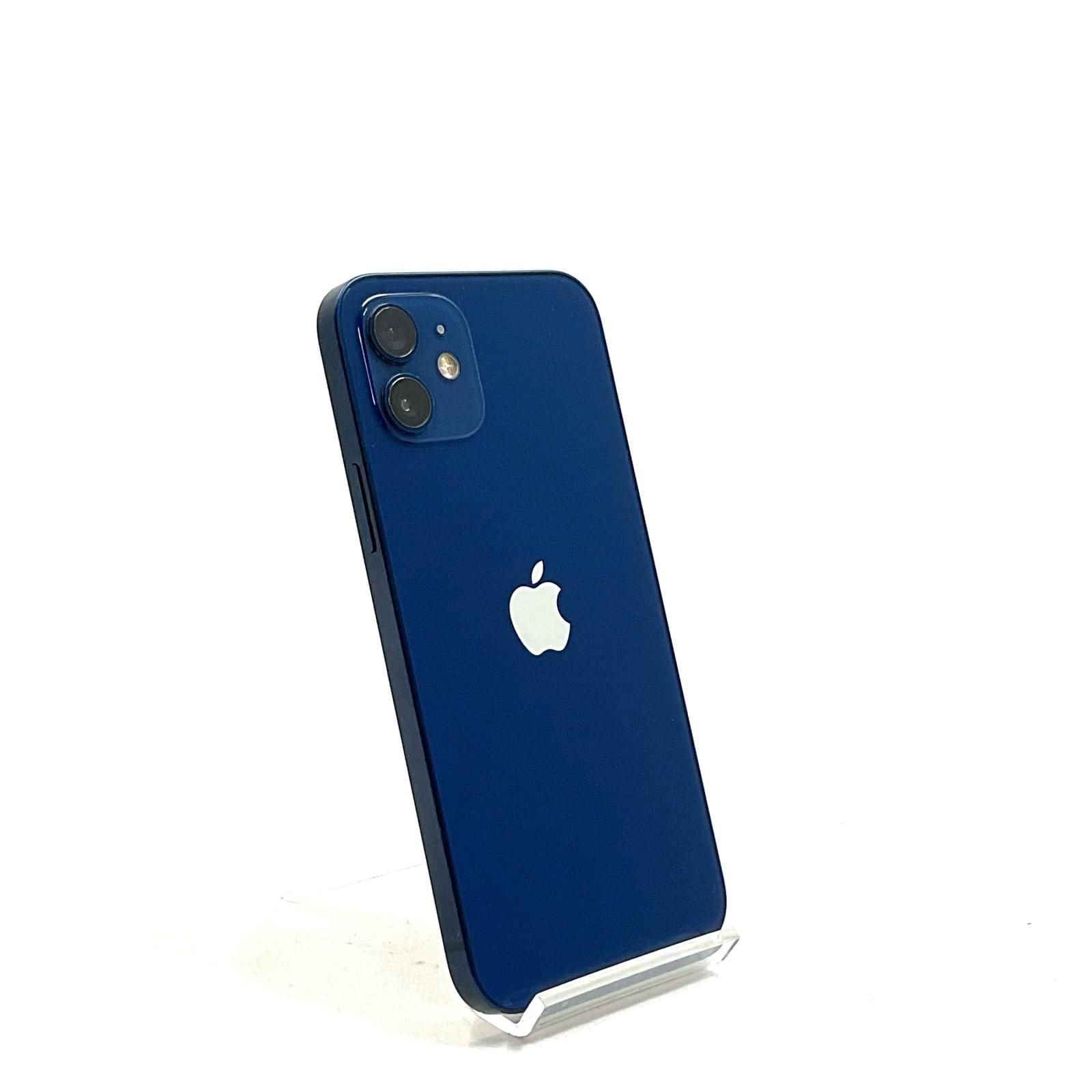 【全額返金保証】【最速発送】 iPhone 12 128GB ブルー au 白ロム 動作確認済 78%