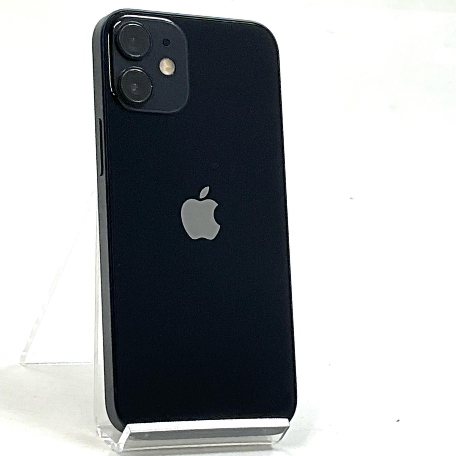 【全額返金保証】【最速発送】 iPhone 12 mini 64GB ブラック au 白ロム 動作確認済 79%