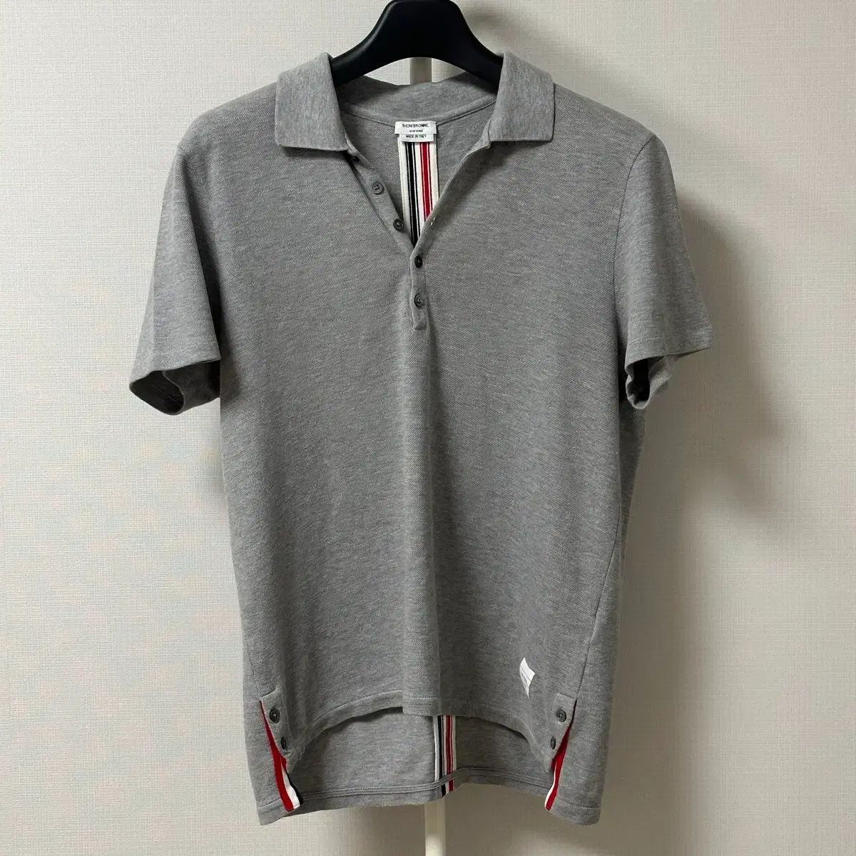 3 トム・ブラウン 白 3本線 半袖 Tシャツ グレー 百貨店購入