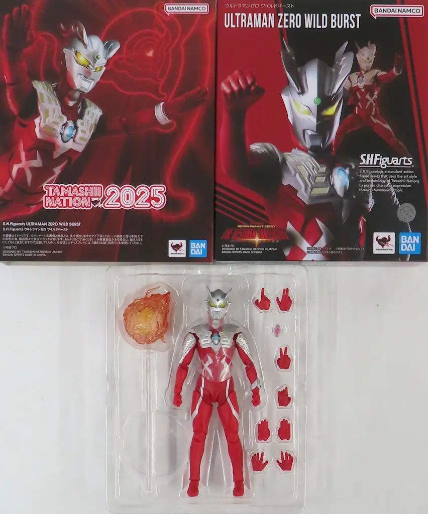 【中古】フィギュア S.H.Figuarts ウルトラマンゼロ ワイルドバースト 「ウルトラギャラクシーファイト 運命の衝突」