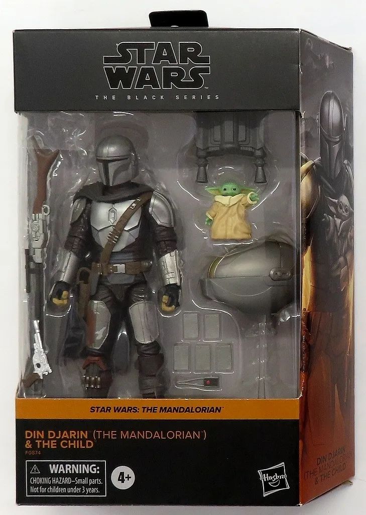 【中古】フィギュア ディン・ジャリン(ザ・マンダロリアン)＆ザ・チャイルド 「ザ・マンダロリアン」 ブラックシリーズ 6インチフィギュア