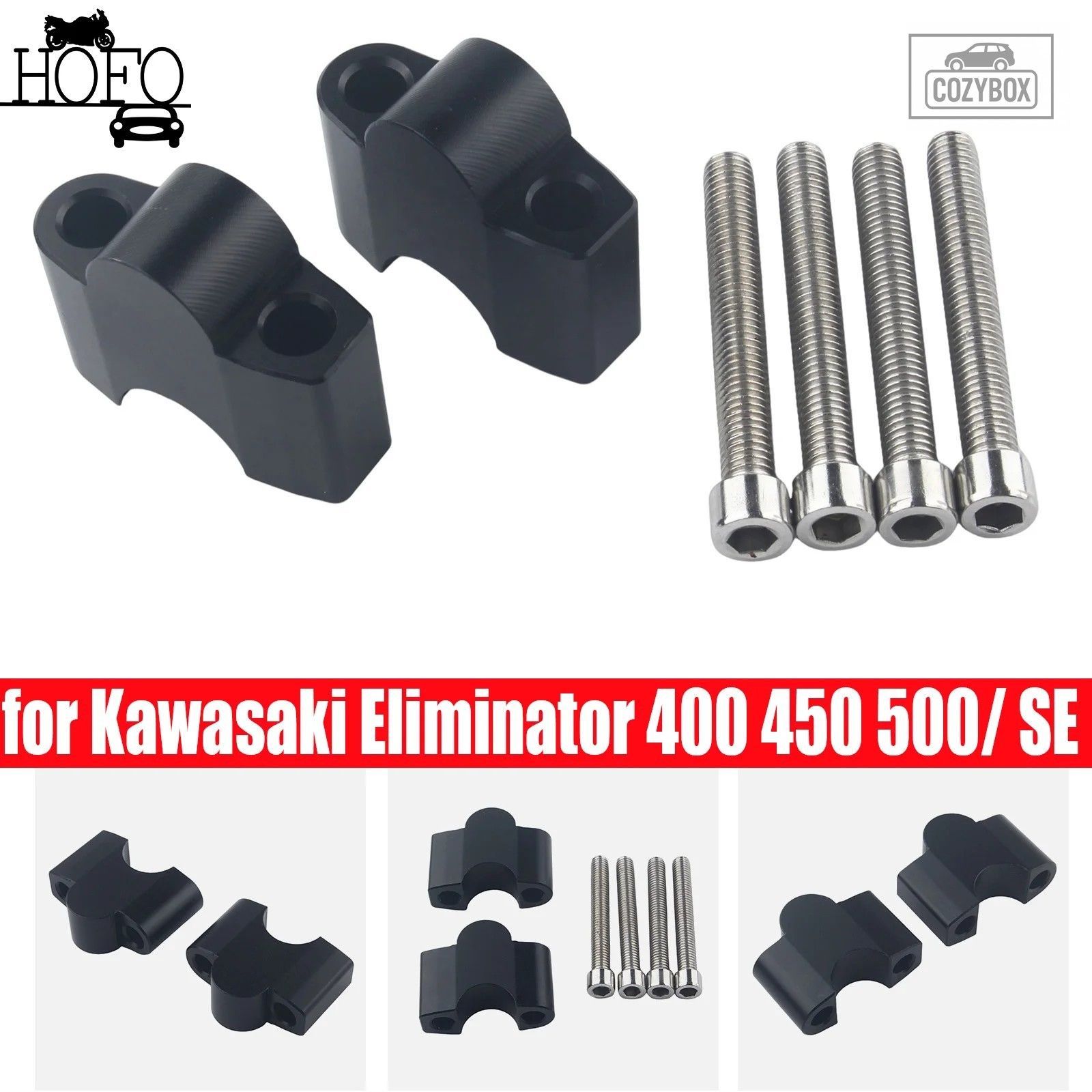ハンドルバーライザースペーサー + 20mm Kawasaki Z 650 RS Z650RS 2022 2023 2024