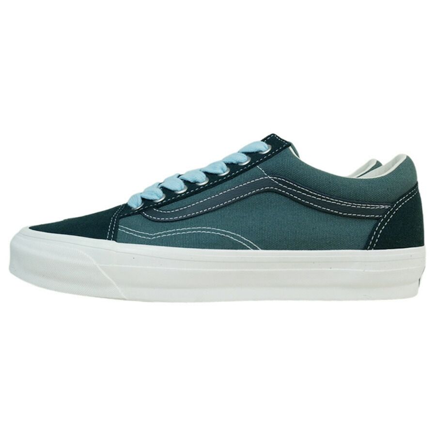 VANS スニーカーVANS ヴァンズ バンズLX OLD SKOOL【箱なし】オールドスクールPOP LACE SCARAB ポップ レース スカラブグリーン水色 緑 白 ホワイト メンズ スニーカー 靴 ローカット sk8 スケシュー