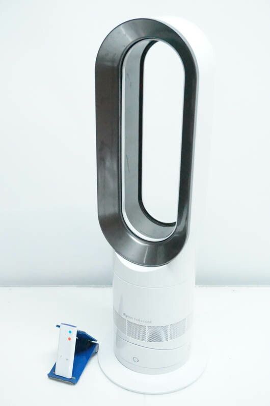【中古】ダイソンDyson Hot+Coolホットアンドクール ファンヒーター エアマルチプライアー AM09WN ホワイト/ニッケル 扇風機