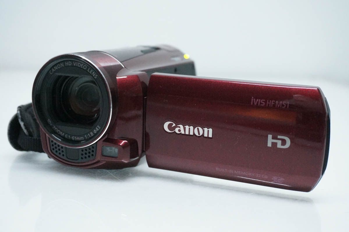 【中古】キヤノンCANON ハイビジョンデジタルビデオカメラ メモリータイプ iVIS HF M51