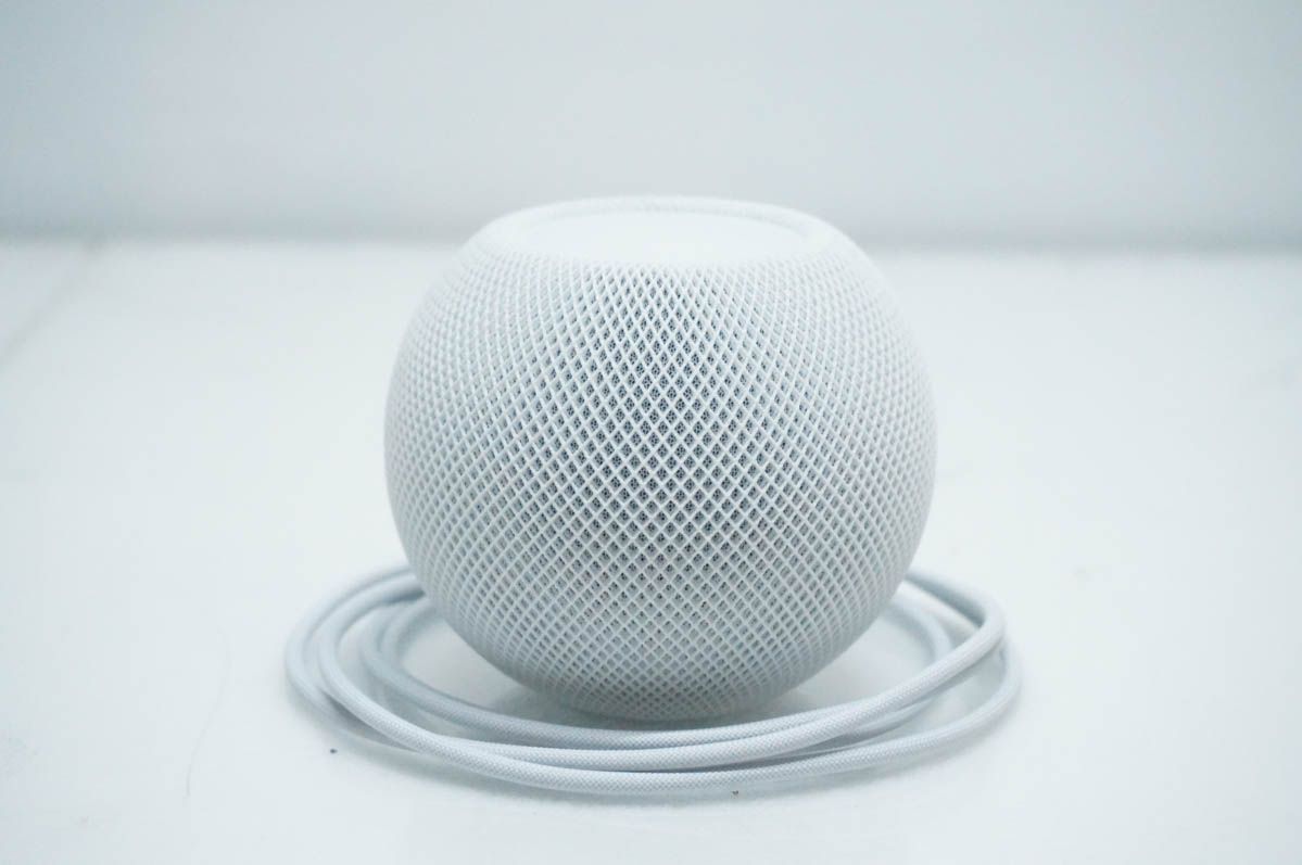 中古】Appleアップル スマートスピーカー HomePod mini ホワイト