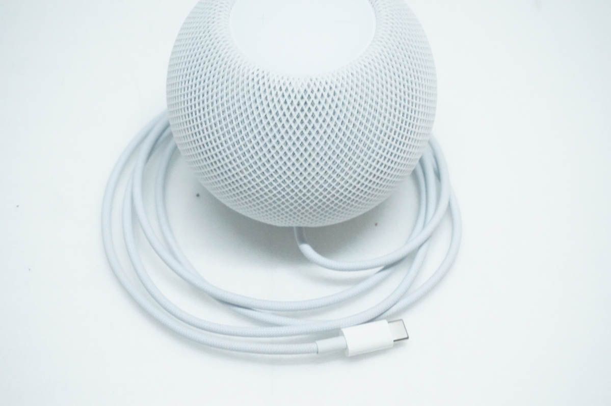 中古】Appleアップル スマートスピーカー HomePod mini ホワイト