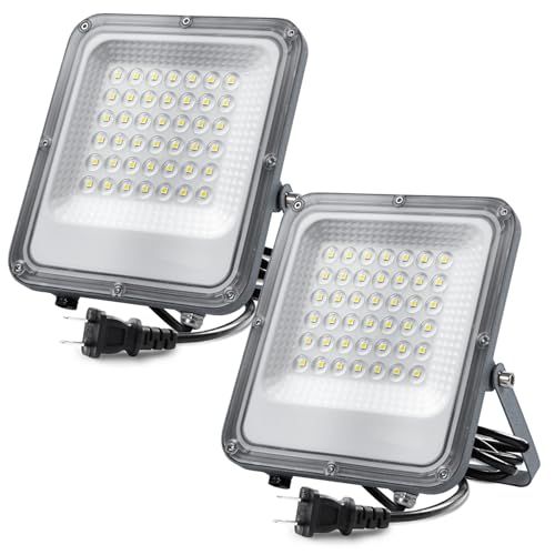 ☆新品☆LED投光器 屋外 30Ｗ 300W相当 高輝度 3900lm 昼光色 眩暈防止 超ハイパワー 明るさ向上 ワイド配光 均一光照明 超薄 超軽量 長持ち LED作業灯 2mコード付 2個 2d4bbec4