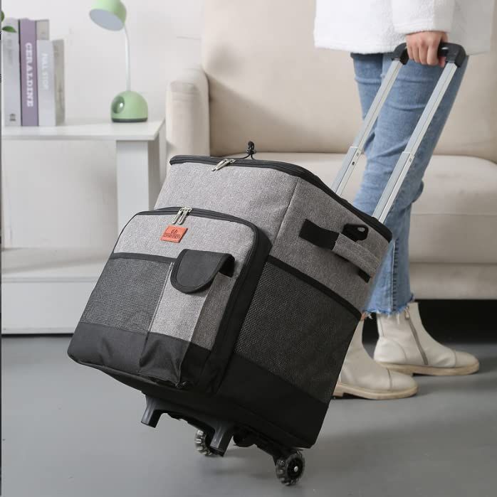 【WNJAPAN】クーラーバッグ 35l クーラーボックス 折りたたみ キャリーカート ショルダーバッグ デリバリーバッグ アウトドア 屋外 おしゃれ CO-01GLts b284fe69