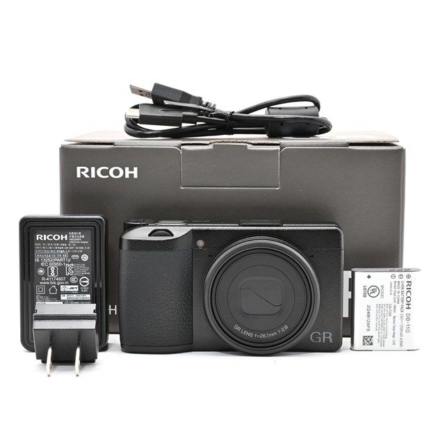 美品＞ RICOH GR IIIx｜高級コンパクトデジタルカメラ｜シャッター数