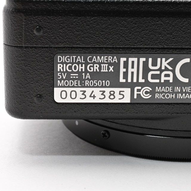 美品＞ RICOH GR IIIx｜高級コンパクトデジタルカメラ｜シャッター数