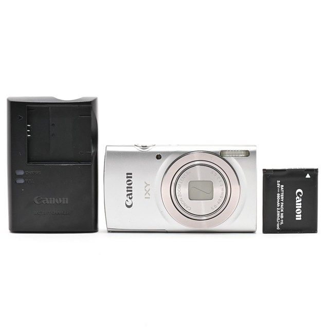 良品＞ Canon IXY 180 シルバー IXY180SL｜光学8倍ズーム｜コンパクト