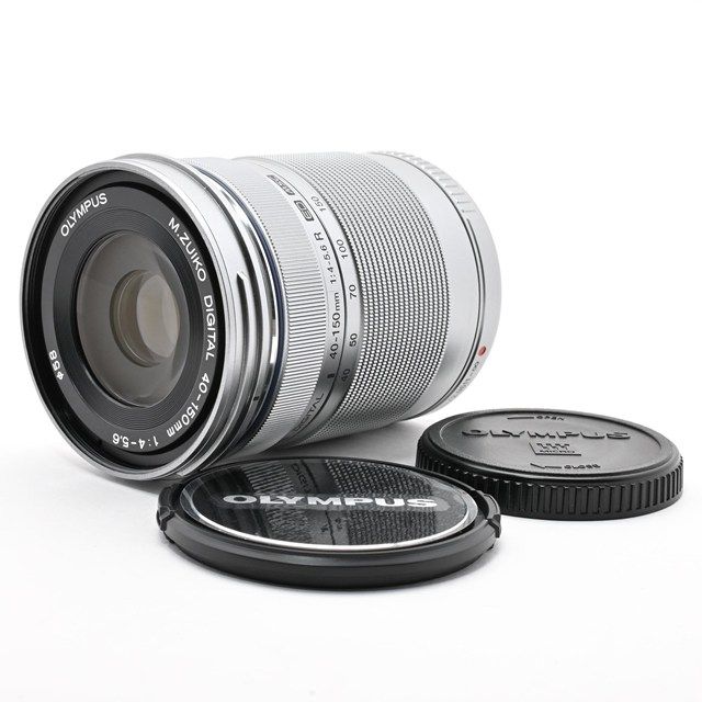 ＜美品＞ OLYMPUS M.ZUIKO DIGITAL ED 40-150mm F4.0-5.6 R シルバー｜望遠ズームレンズ｜マイクロフォーサーズ対応｜動作良好｜外観美品｜光学良好｜安心の高コンディション