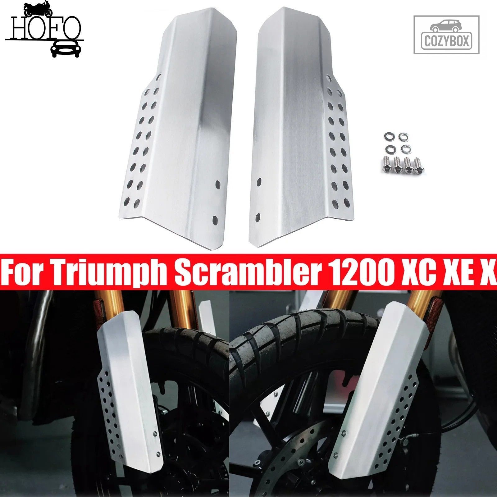 ロアフォークレッグ カバー デフレクター シールド Triumph Scrambler 1200 XC 2019-2