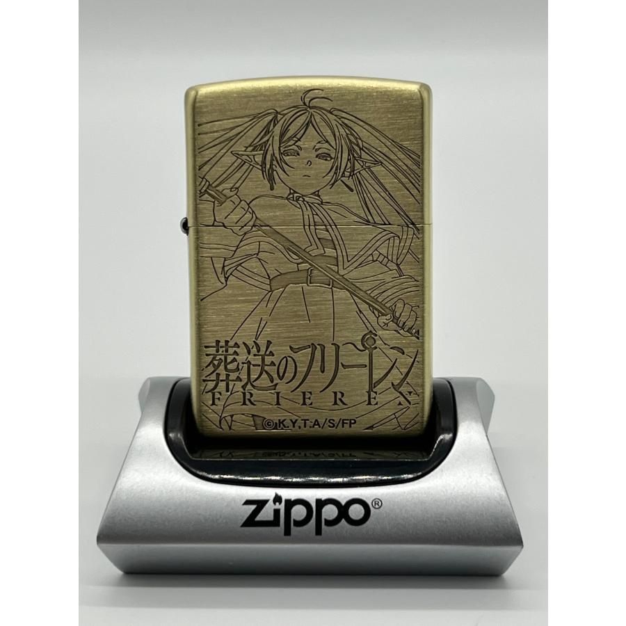 ZIPPO オイルライター TVアニメ「葬送のフリーレン」 B柄 ゴールド 公式