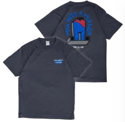 MAN WITH A MISSION （マンウィズアミッション）ウォール Tシャツ（デニム） (M) [M]