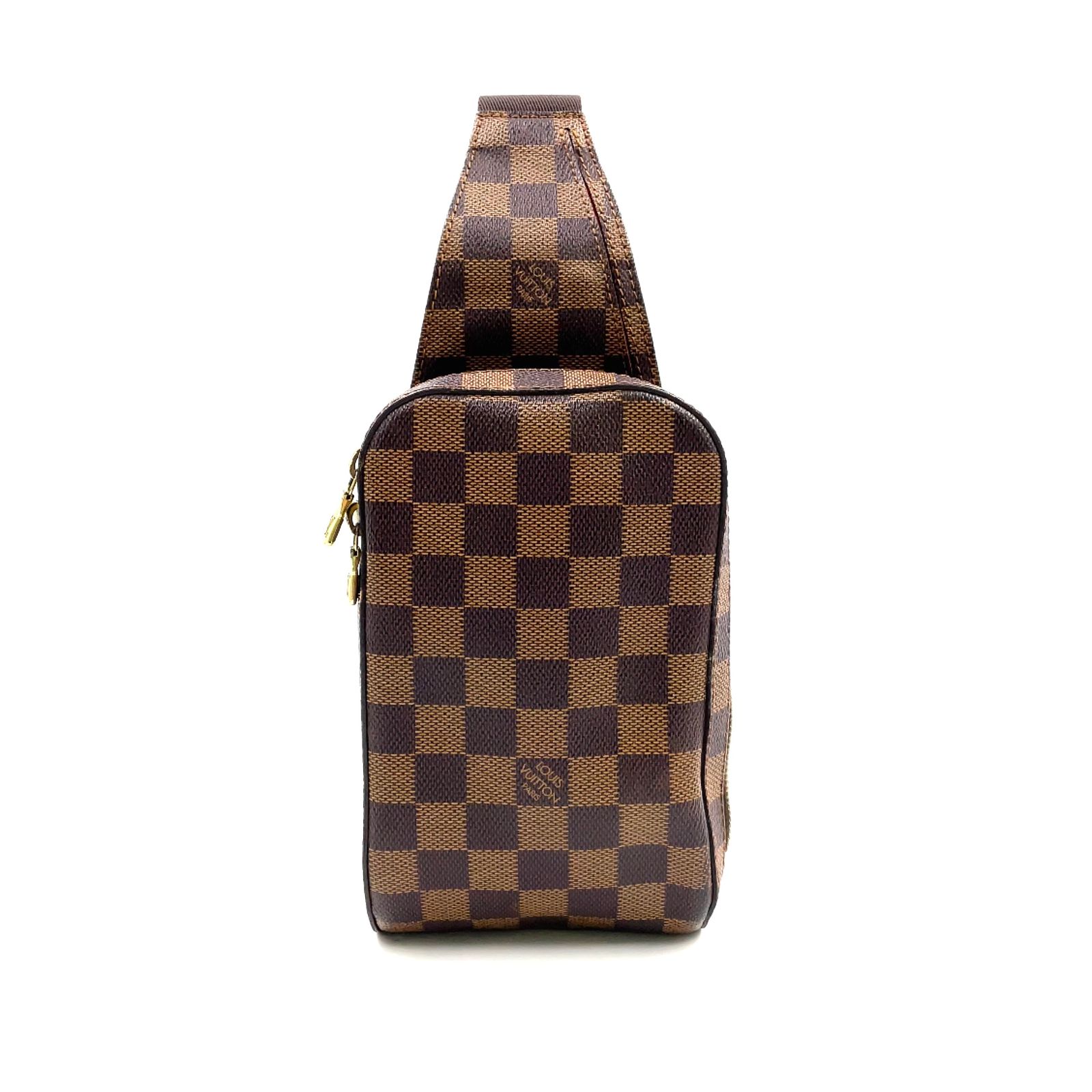 新着】LOUIS VUITTON ジェロニモス ダミエ PVC ブラウン ボディバッグ
