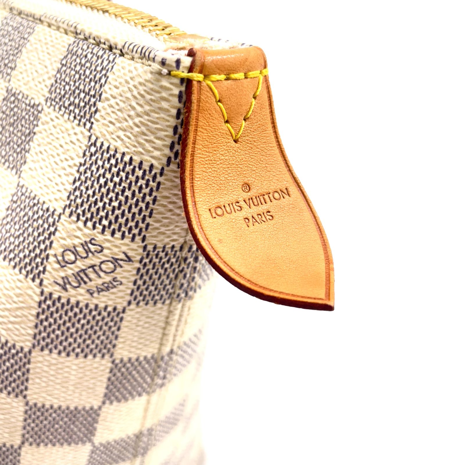 新着】LOUIS VUITTON イエナPM ダミエアズール ダミエアズール レザー 