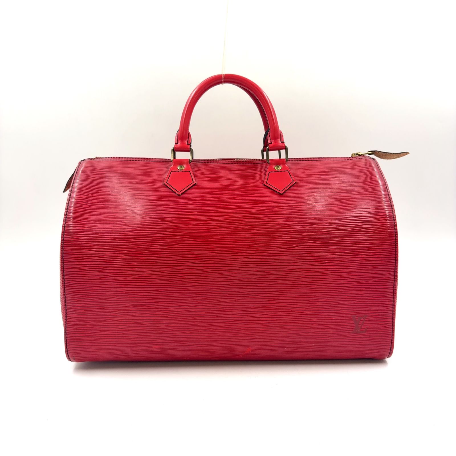 【新着】LOUIS VUITTON スピーディ30 エピ エピ カスティリアンレッド レザー レッド ハンドバッグ ゴールド M43007