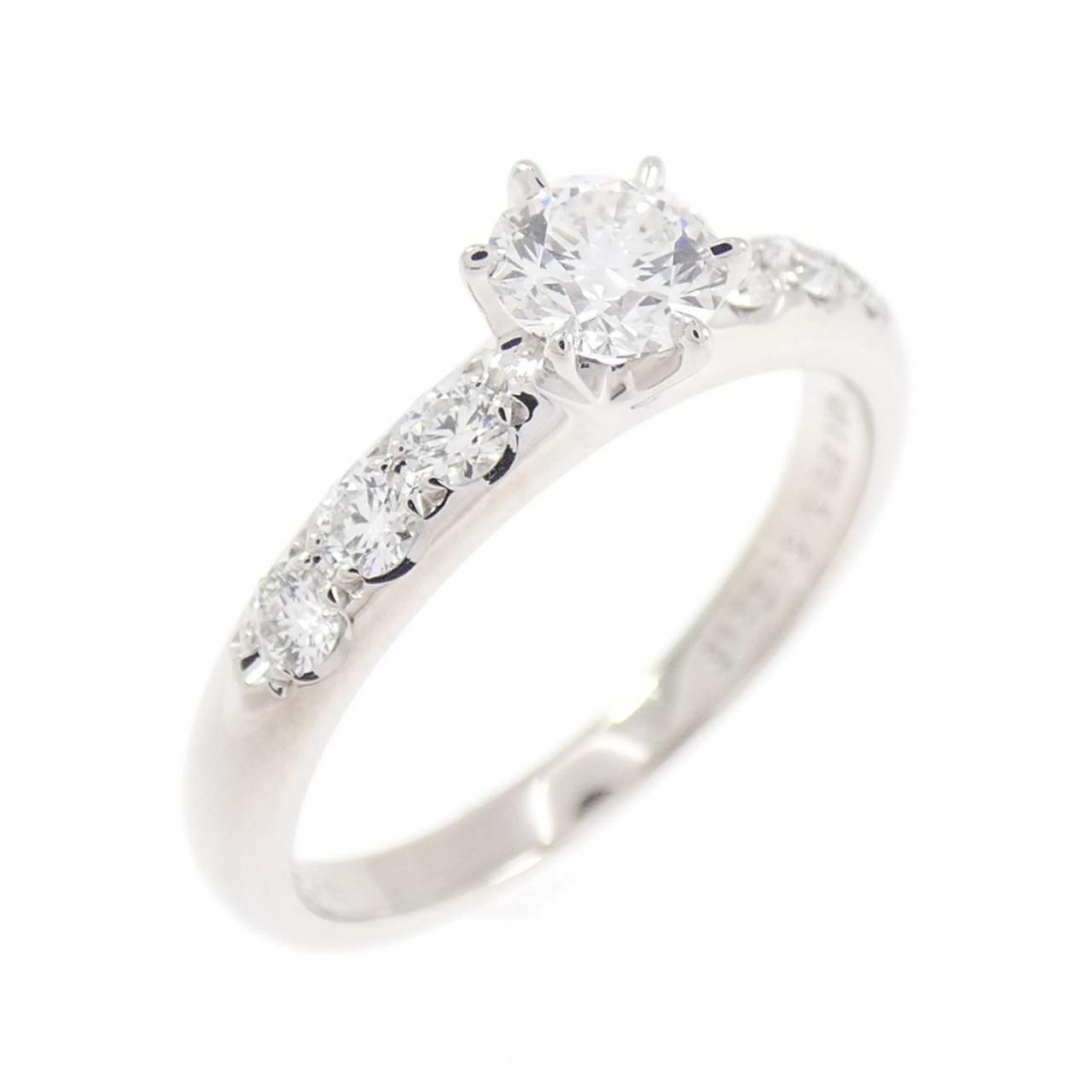 ミキモト ダイヤモンド リング 0.35CT F VS1 3EXT