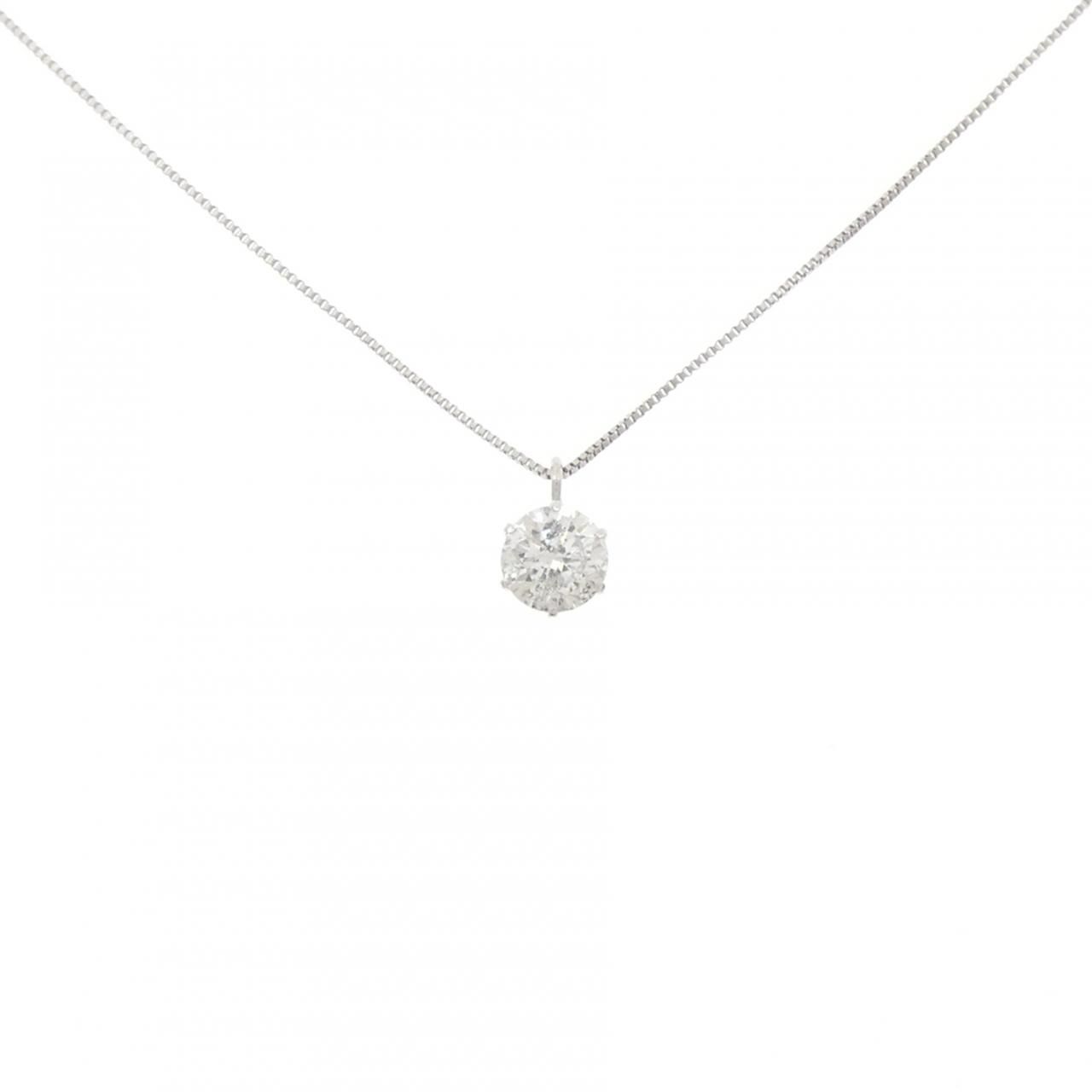 PT900/PT850 ソリティア ダイヤモンド ネックレス 0.383CT