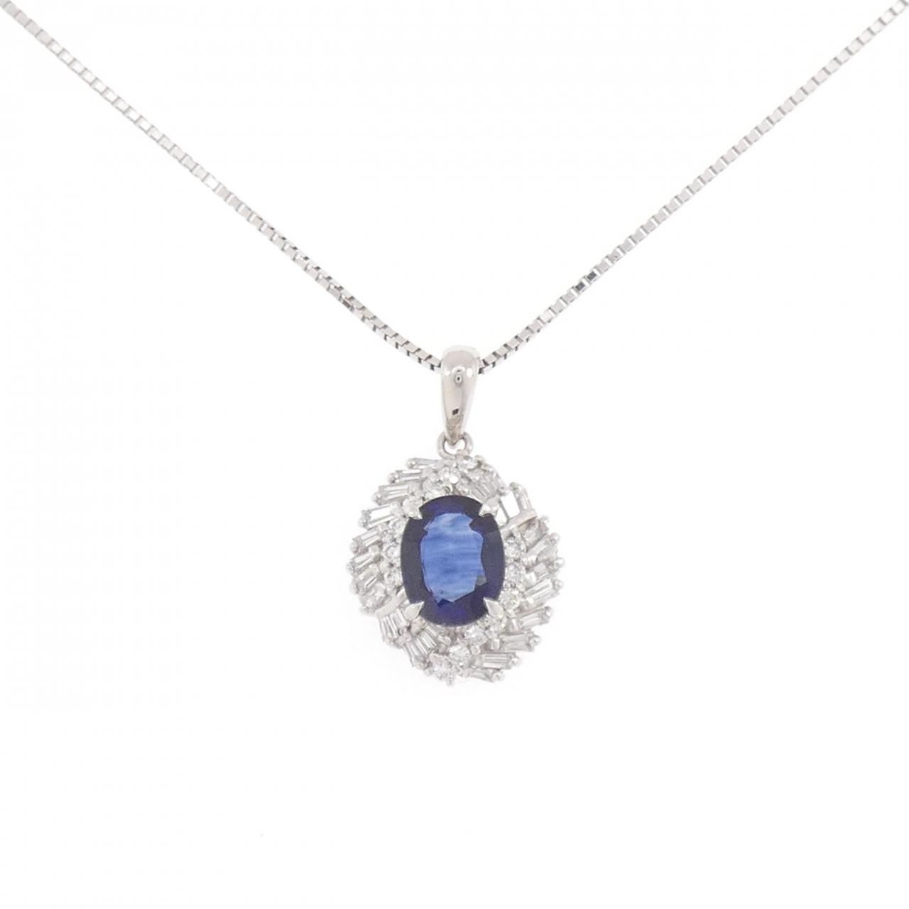 PT900/PT850 サファイヤ ネックレス 2.18CT