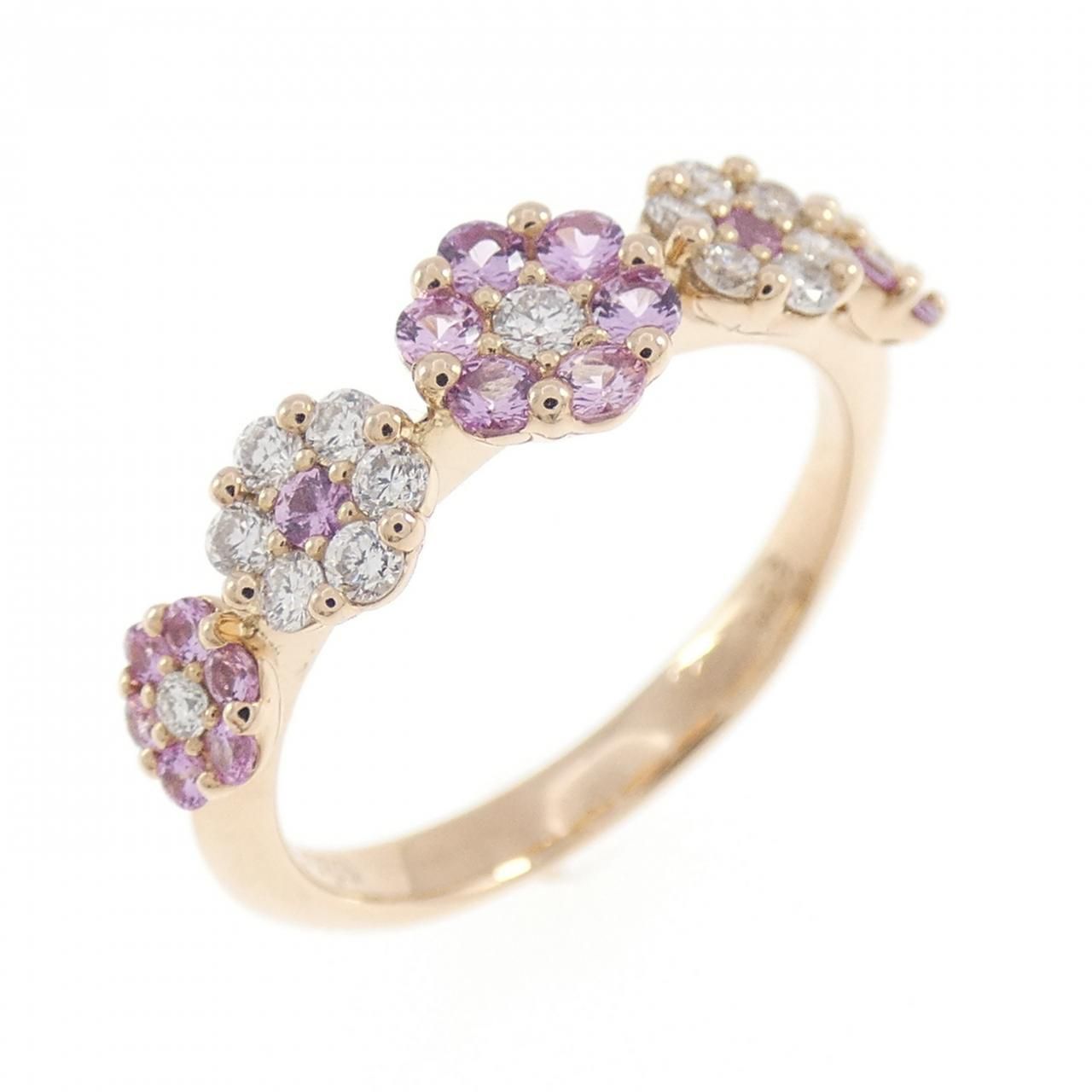 ポンテヴェキオ フラワー リング 0.28CT