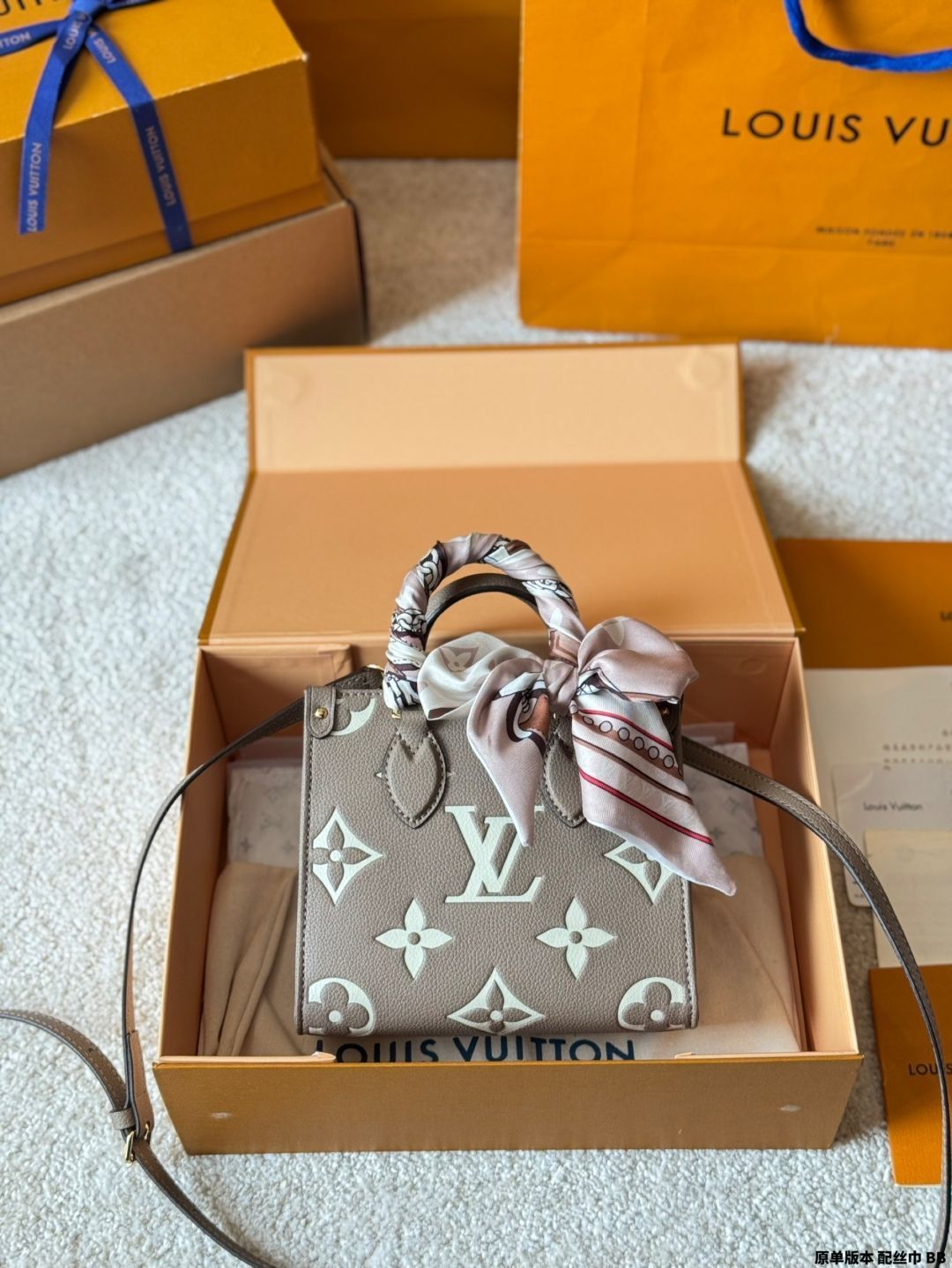 【今日特価】LV Onthego 18cm Embossed Jungle Bag - ルイ・ヴィトン オンザゴー 18cm エンボスド ジャングルバッグ-WTO輸入