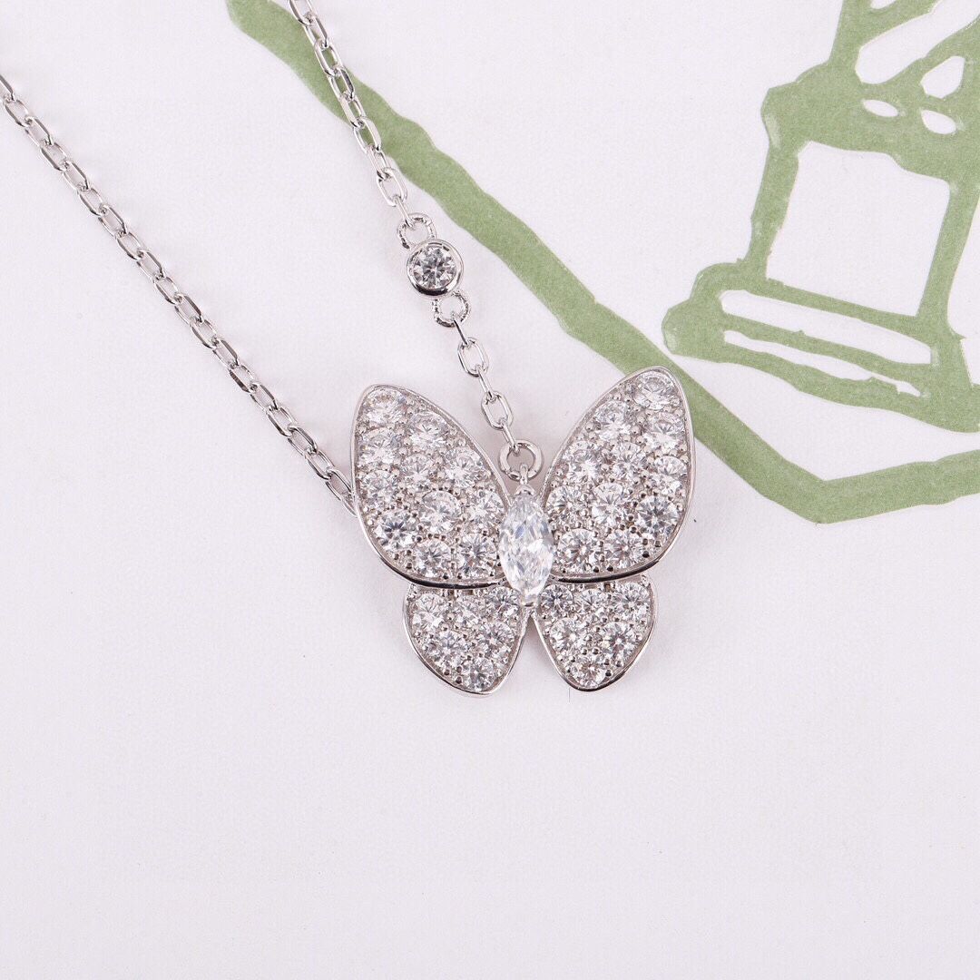 Van Cleef & Arpels ヴァン クリーフ&アーペルの人気のVCAフルダイヤモンド バタフライ ネックレス|本日限定特価|新品未使用-WTO輸入1 Van Cleef & Arpels ヴァン クリーフ&アーペルの人気のVCAフルダイヤモンド バタフライ ネックレス|本日限定特価|新品未使用-WTO輸入1