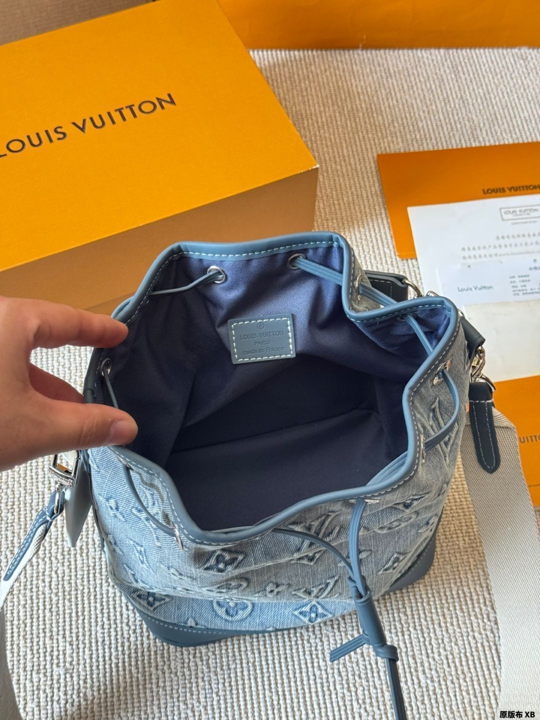 【今日特価】LV Denim Bucket Bag - LV デニム バケット バッグ-MM輸入1 【今日特価】LV Denim Bucket Bag - LV デニム バケット バッグ-MM輸入1
