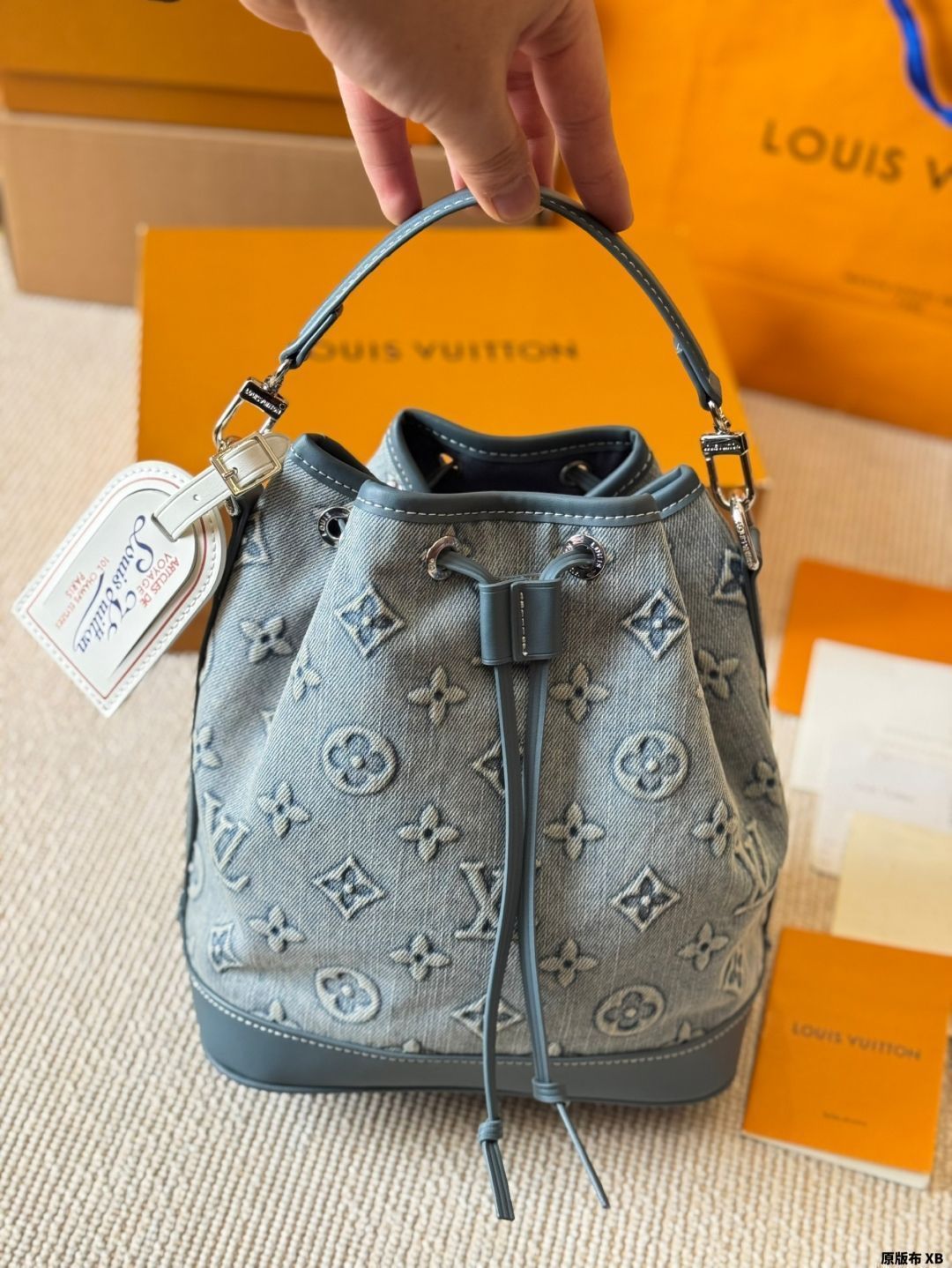 【今日特価】LV Denim Bucket Bag - LV デニム バケット バッグ-MM輸入1 【今日特価】LV Denim Bucket Bag - LV デニム バケット バッグ-MM輸入1