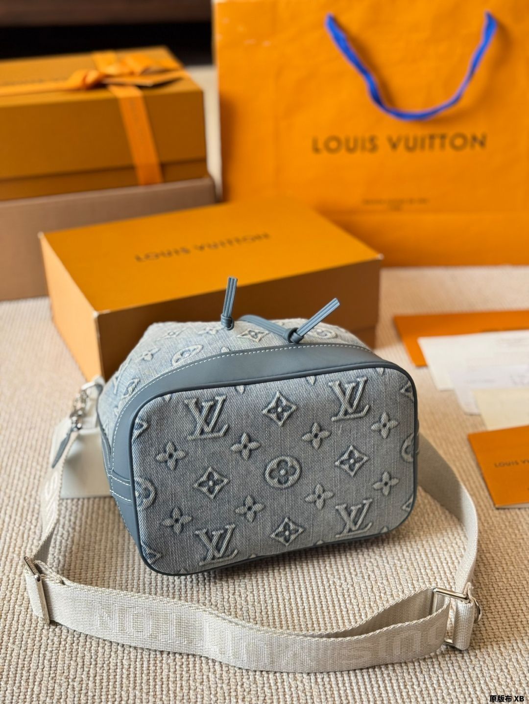 【今日特価】LV Denim Bucket Bag - LV デニム バケット バッグ-MM輸入1 【今日特価】LV Denim Bucket Bag - LV デニム バケット バッグ-MM輸入1