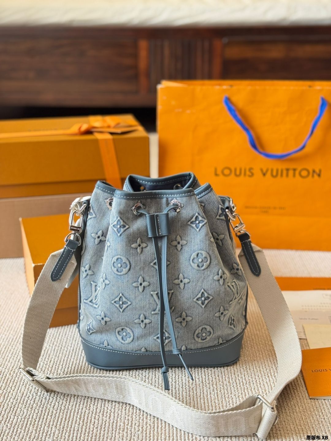 【今日特価】LV Denim Bucket Bag - LV デニム バケット バッグ-MM輸入1 【今日特価】LV Denim Bucket Bag - LV デニム バケット バッグ-MM輸入1