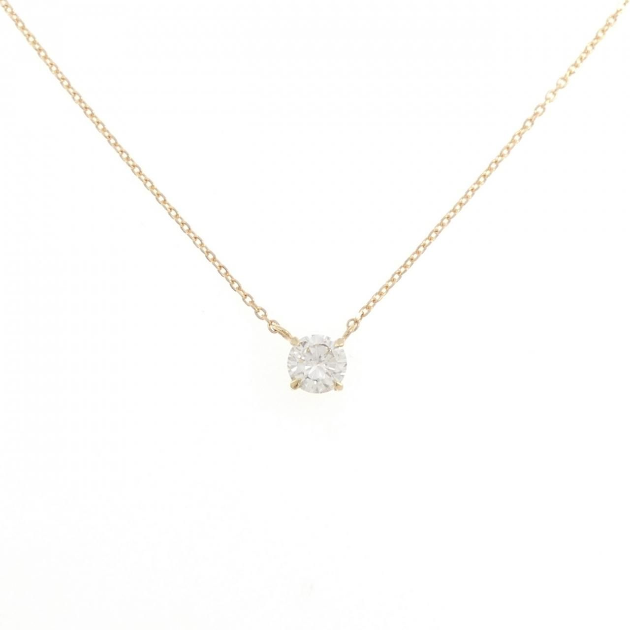 K18YG ソリティア ダイヤモンド リング 0.501CT