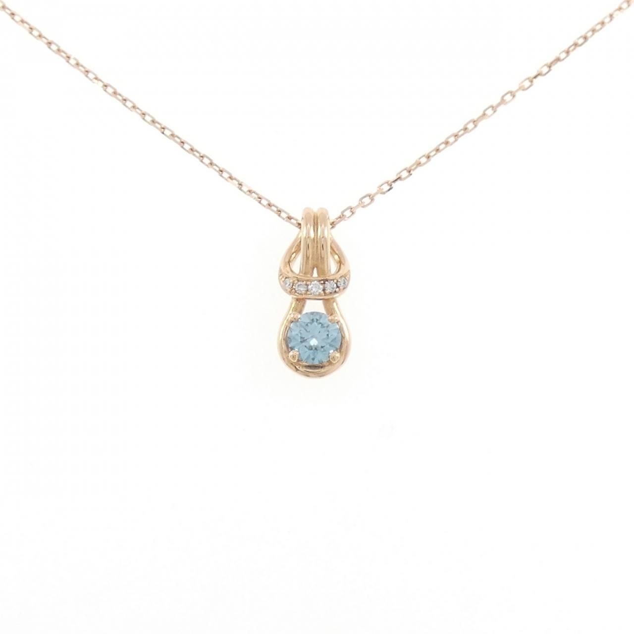 K18PG ダイヤモンド ネックレス 0.253CT