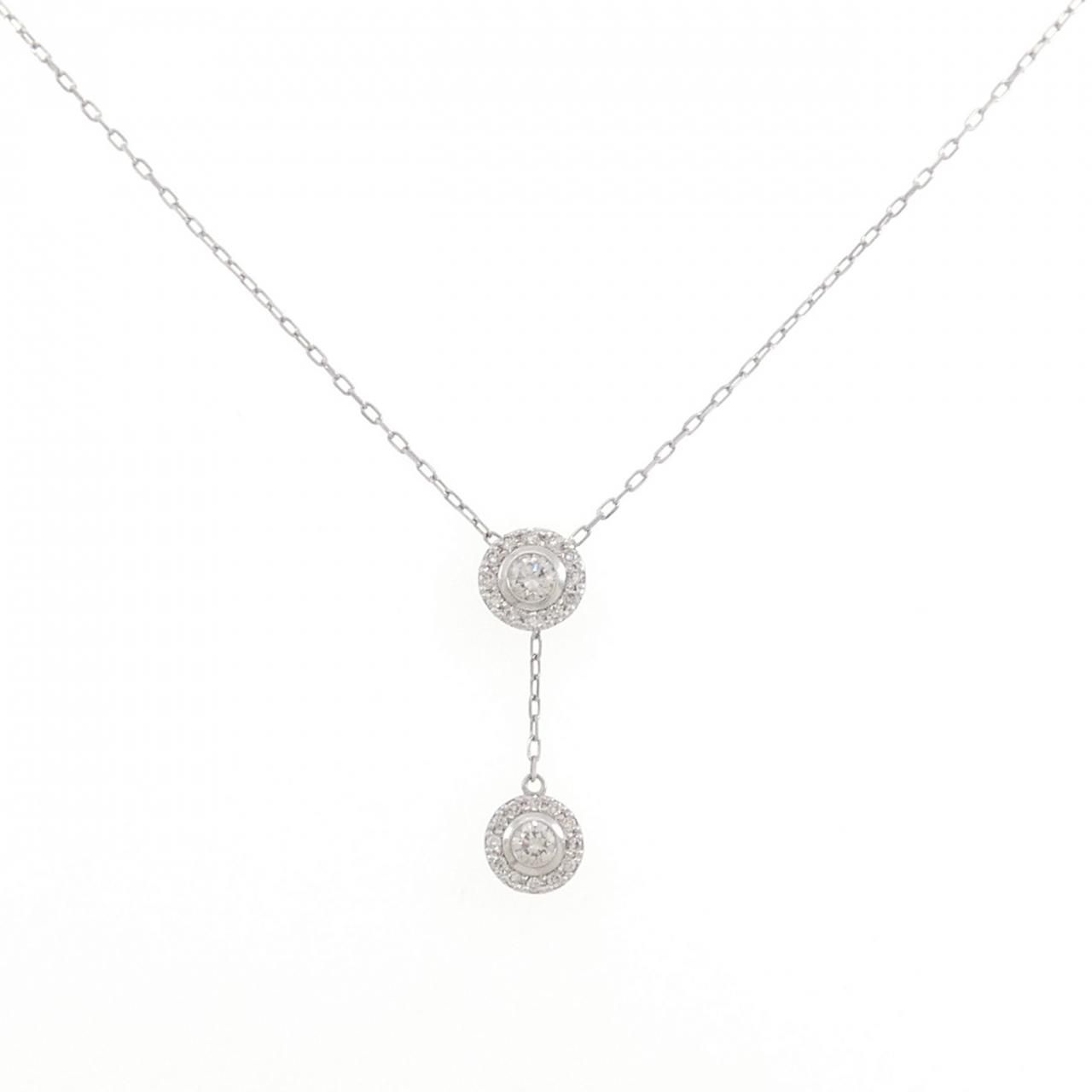 PT900/PT850 ダイヤモンド ネックレス 0.36CT