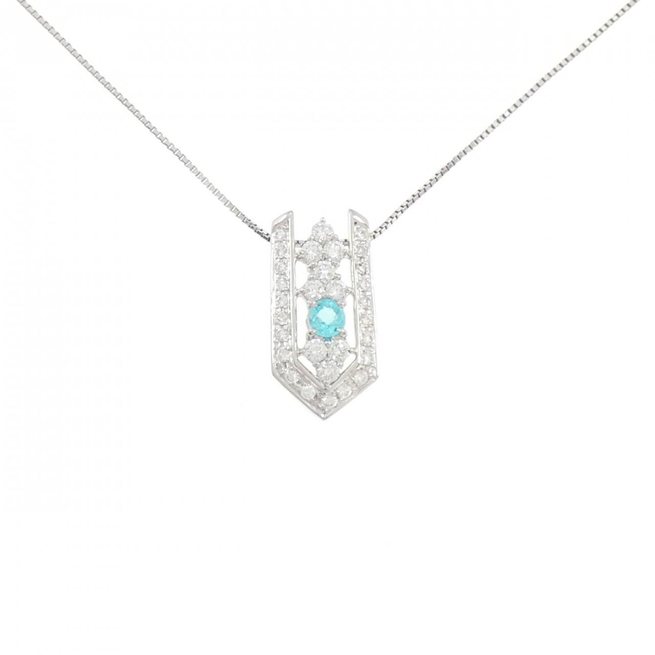 タサキ パライバトルマリン ネックレス 0.18CT