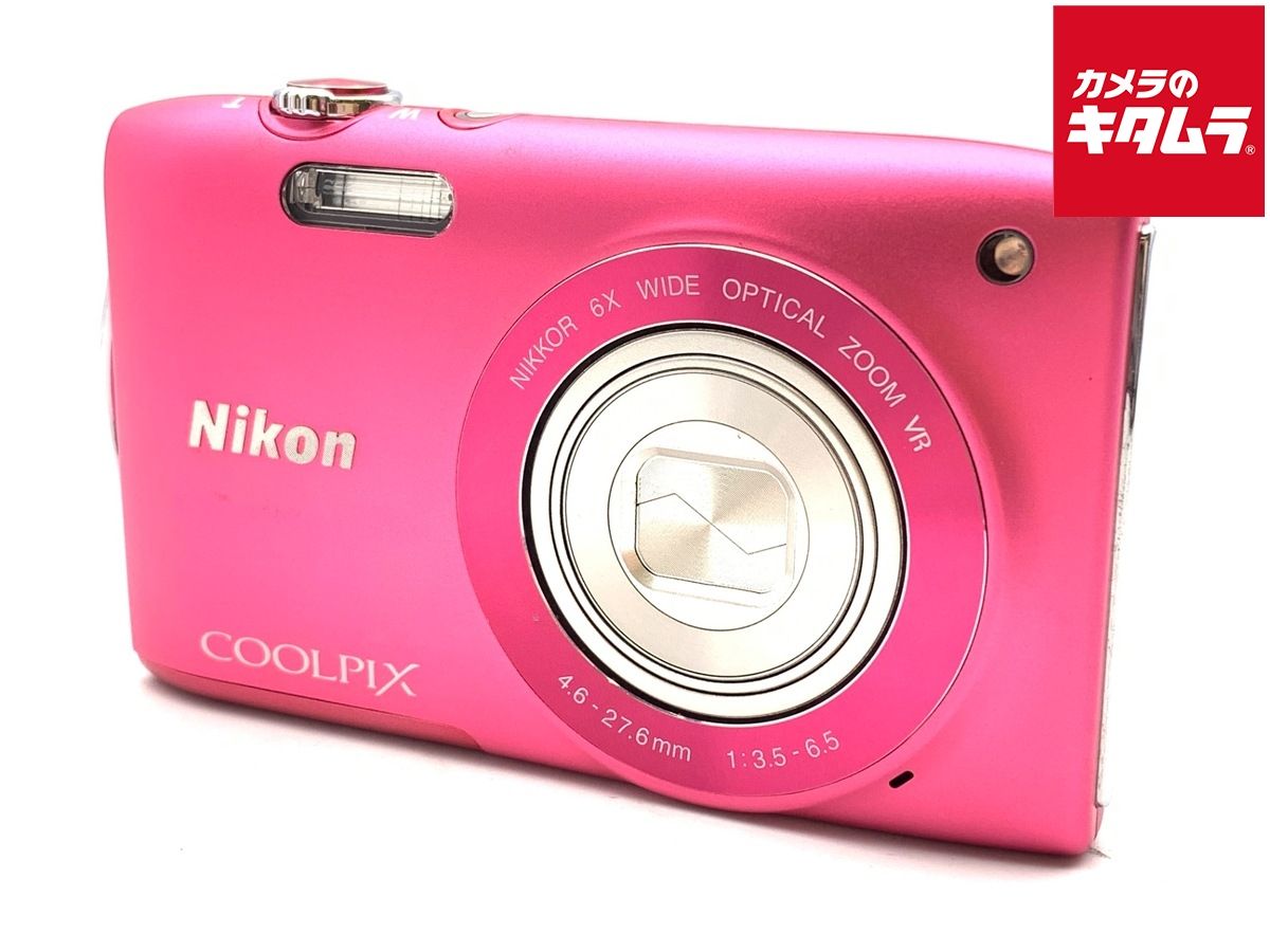 【中古】 【並品】 ニコン COOLPIX S3300 ストロベリーピンク