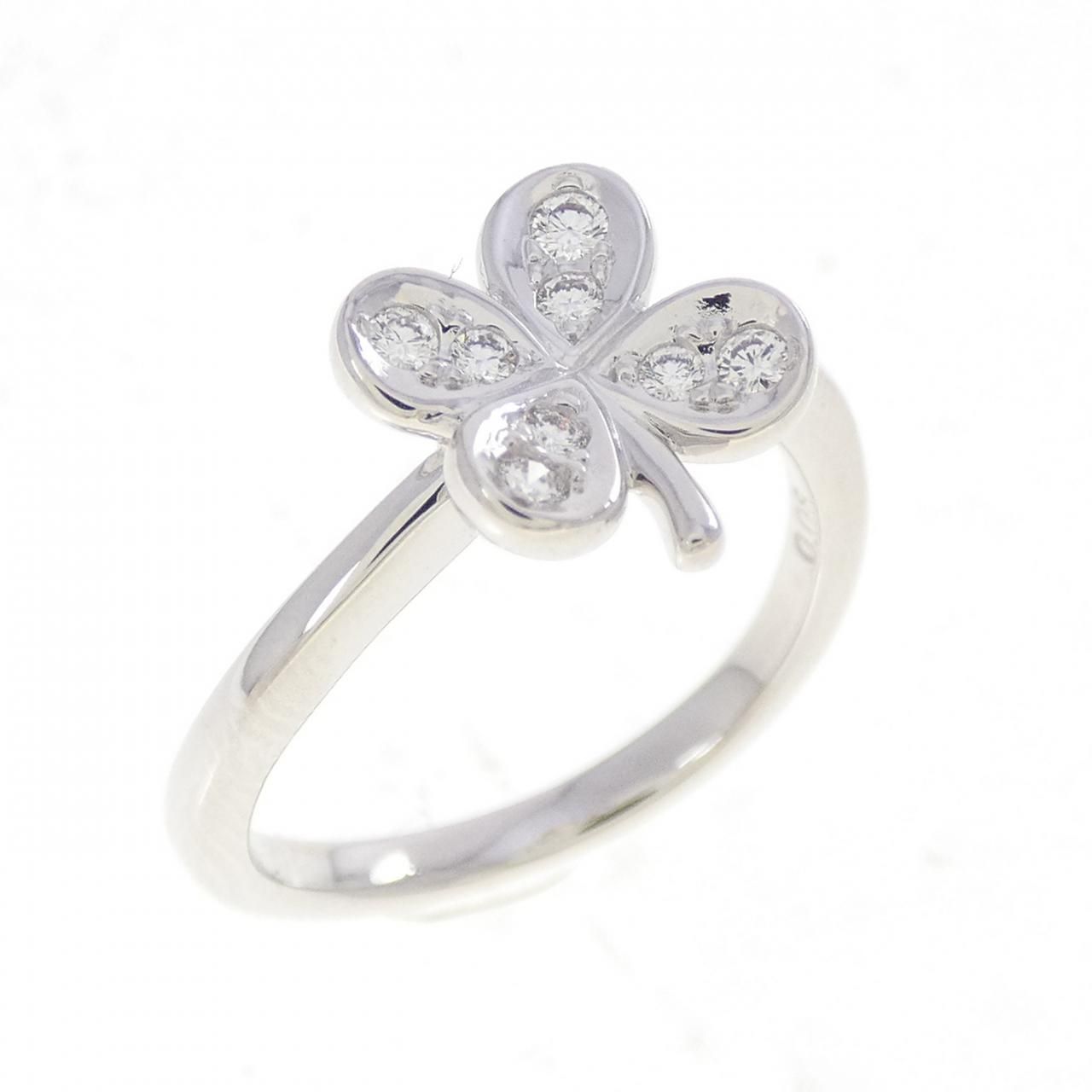 タサキ クローバー ダイヤモンド リング 0.08CT