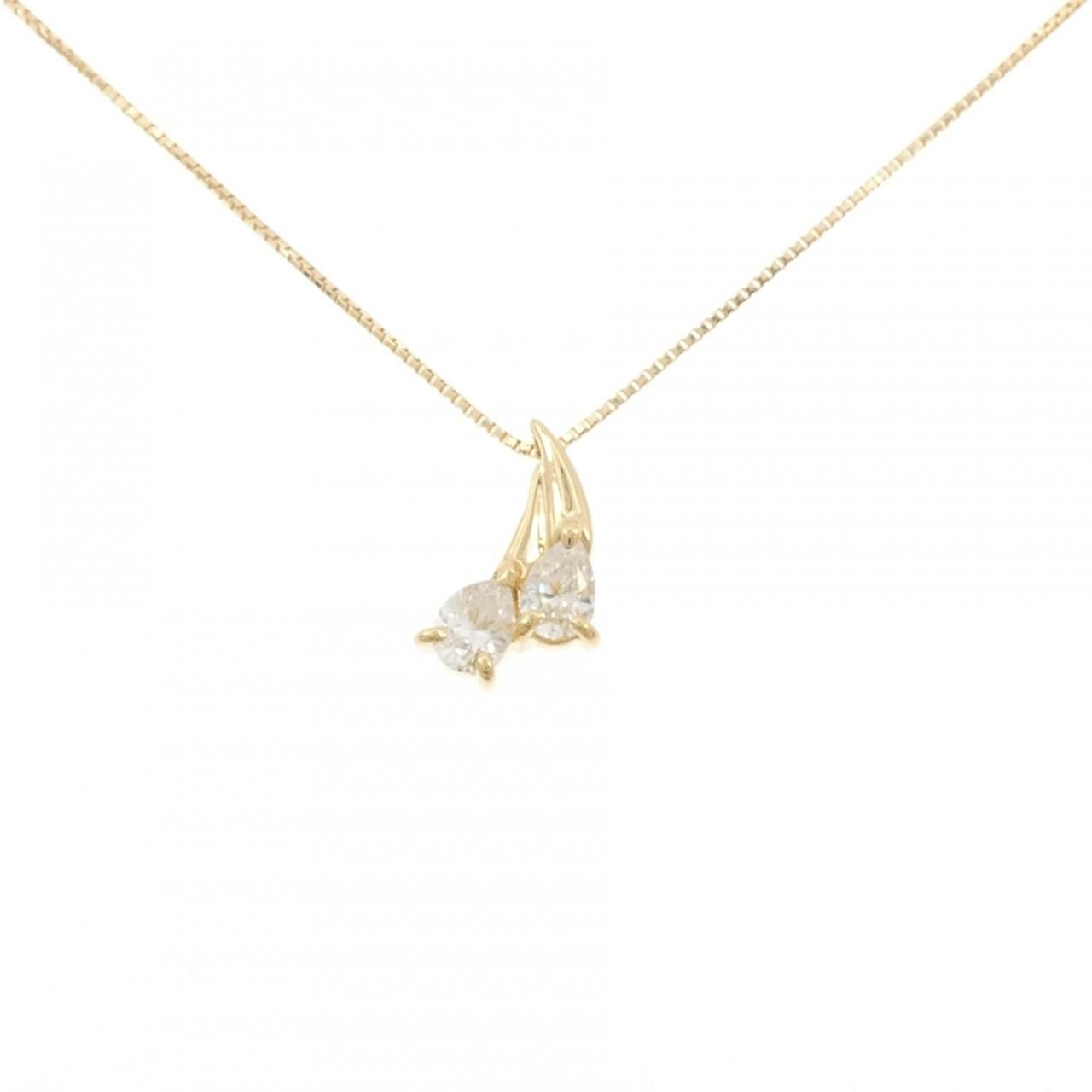 K18YG ダイヤモンド ネックレス 0.65CT