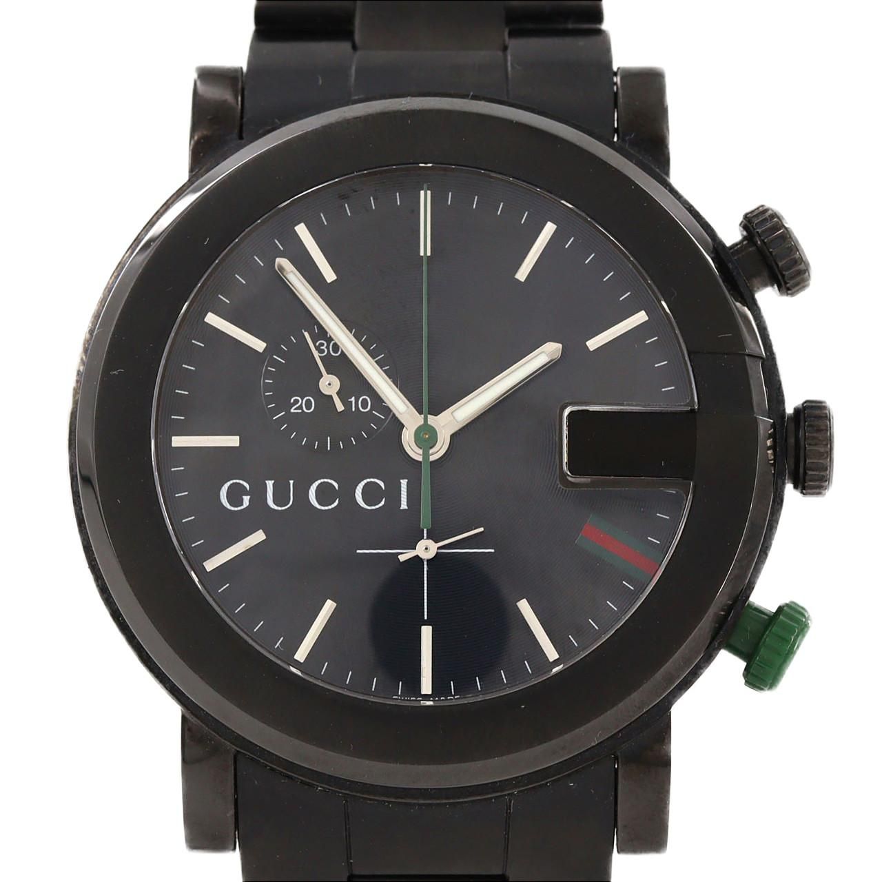 グッチ Gクロノ PVD 101MCHRONO/YA101331 SS クォーツ