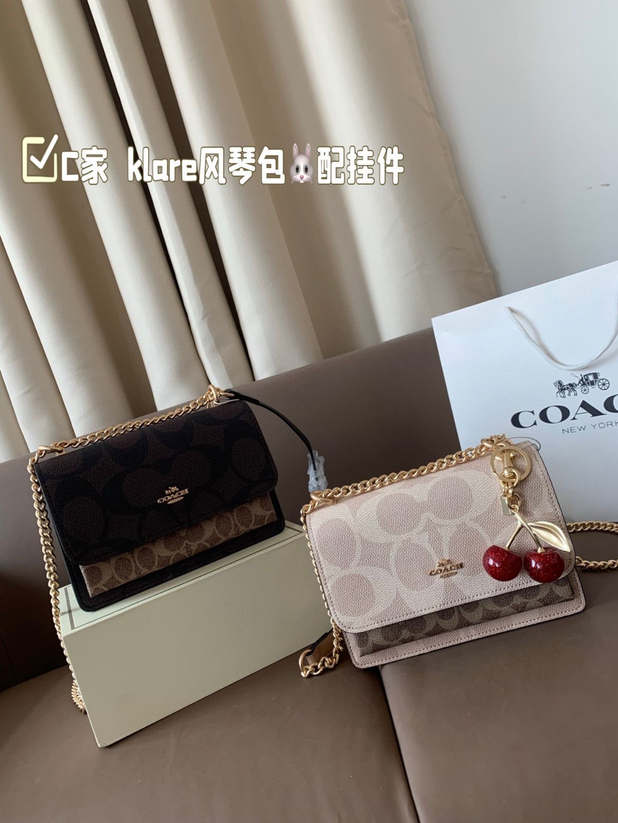 COACH クレア ファンゴンバッグ 2024早春限定 ? 21×15cm [本日特価|新品未使用品]
