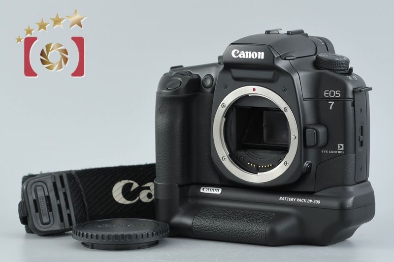 【中古】Canon キヤノン EOS 7 + BP-300 バッテリーパック