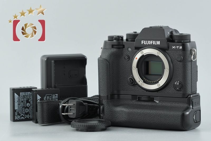 【中古】FUJIFILM 富士フィルム X-T2 ブラック + VPB-XT2 縦位置パワーブースターグリップ