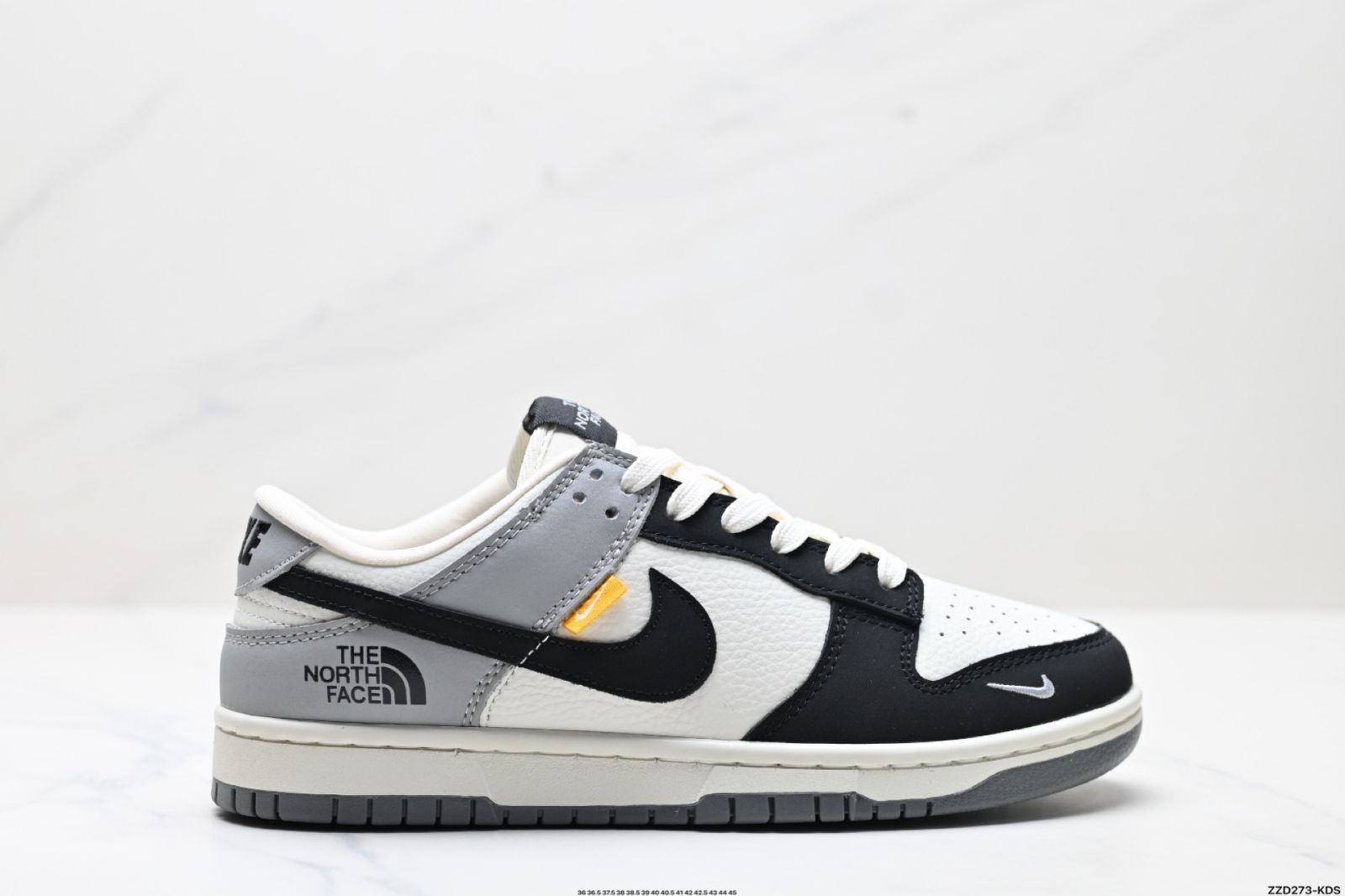 全新未使用Nike Dunk Low Retro DIYハイエンドカスタム ザ・ノース・フェイス コラボ ローカットスニーカー
