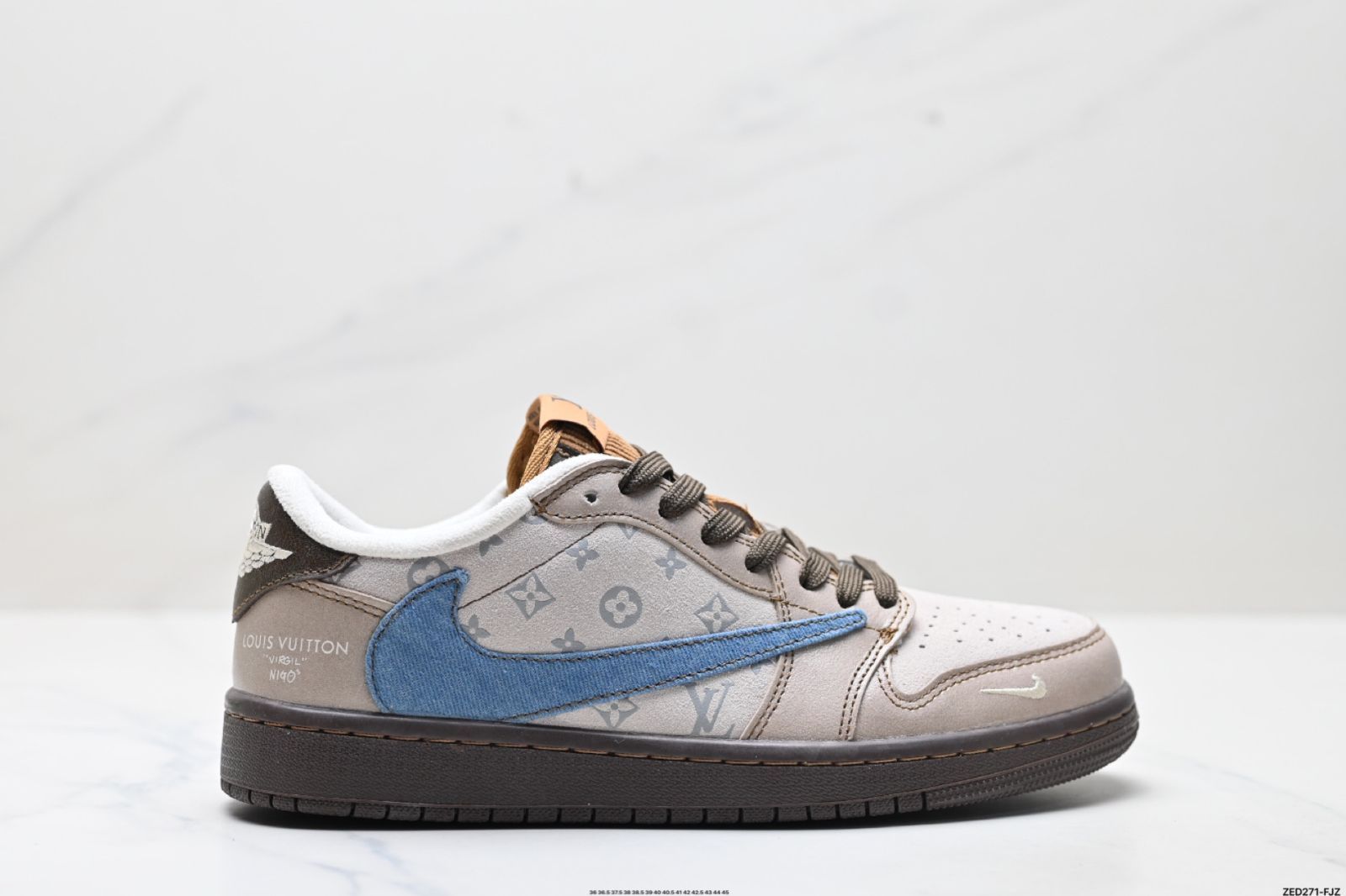 Air Jordan（エア ジョーダン） 「エア ジョーダン 1 TS ライトニング コラボレーション リバースフック ロートップ カルチャー バスケットボールシューズ」