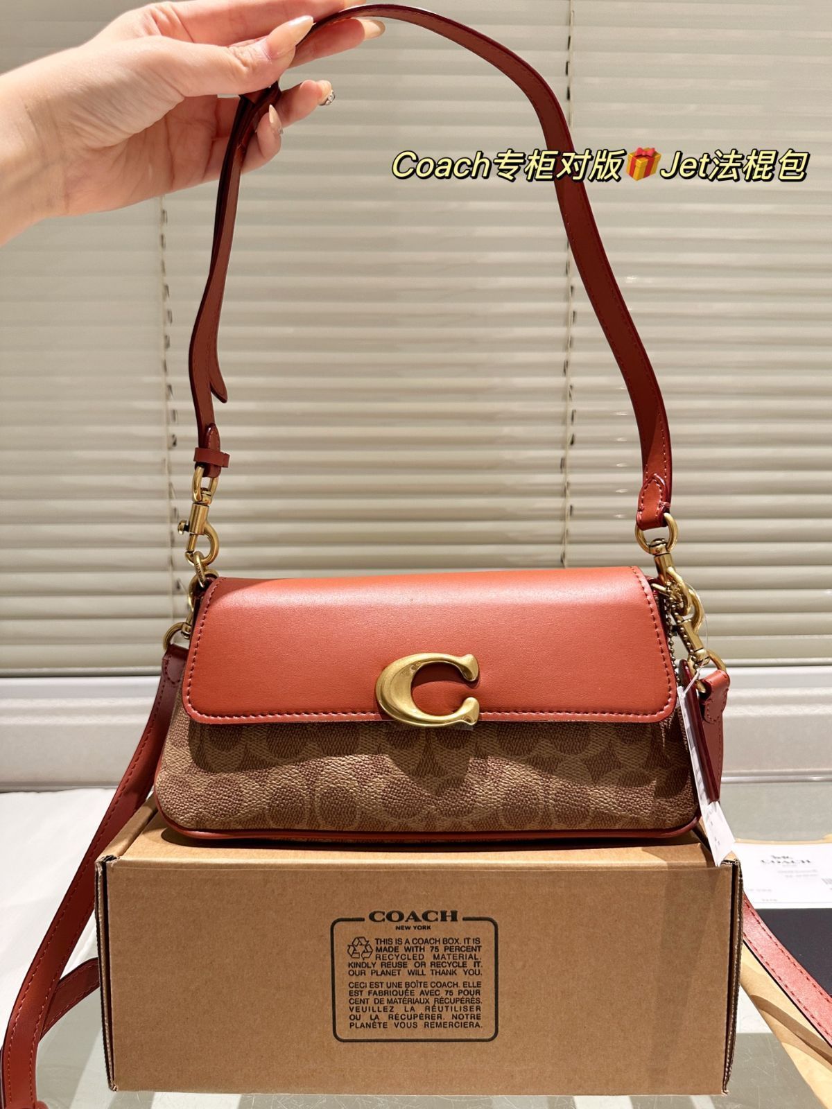 【今日特価】Coach New Jet Baguette Bag コーチ ニュー ジェット バゲット バッグ