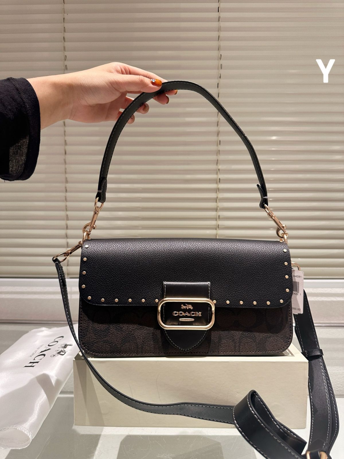 【今日特価】Coach New Morgan Square Bag /Morgan スクエアバッグ