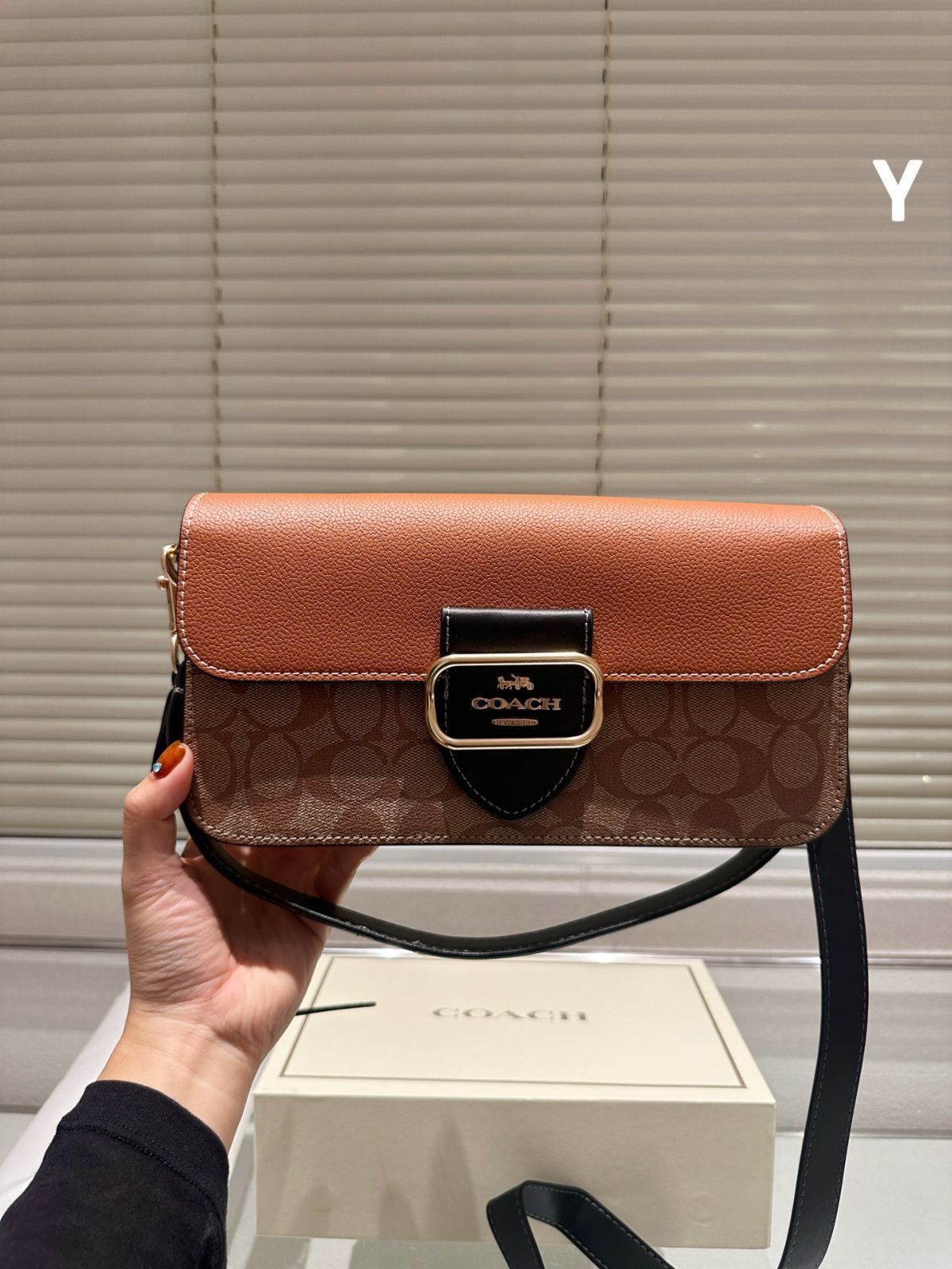 【今日特価】Coach New Morgan Square Bag /コーチ 新品 モーガン スクエアバッグ