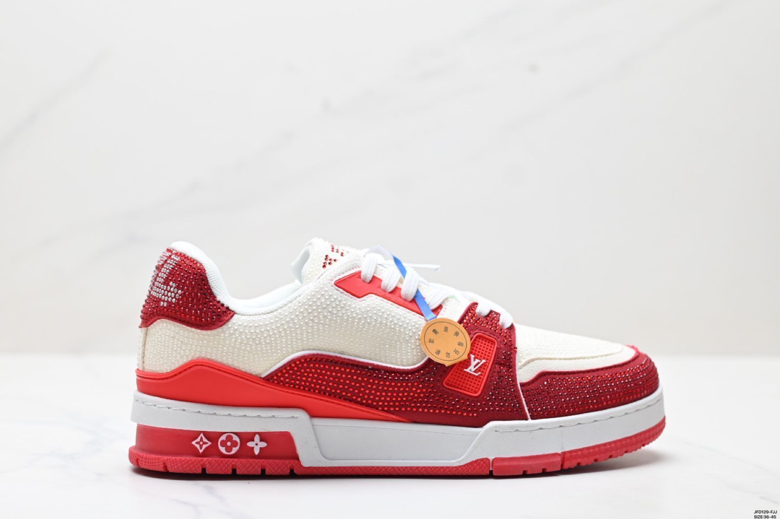 LV（ルイヴィトン）Louis Vuitton Trainer Sneaker Low レジャースポーツカルチャーユニセックススケートシューズ